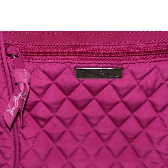 Vera Bradley Magenta Quilted Hipster Trendy Crossbody/Shoulder Bag Purse - Picture 2 of 6